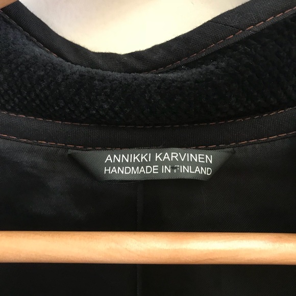 Annikki karvinen hand made cardigan sweater jacket - Picture 5 of 6